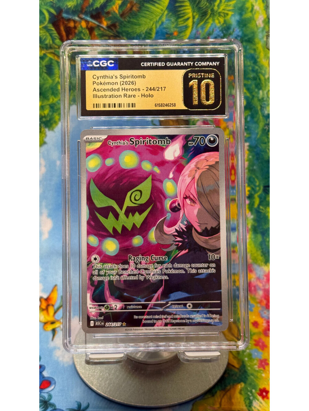 Cynthia's Spiritomb 244/217 Ascended Heroes CGC 10 Pristine